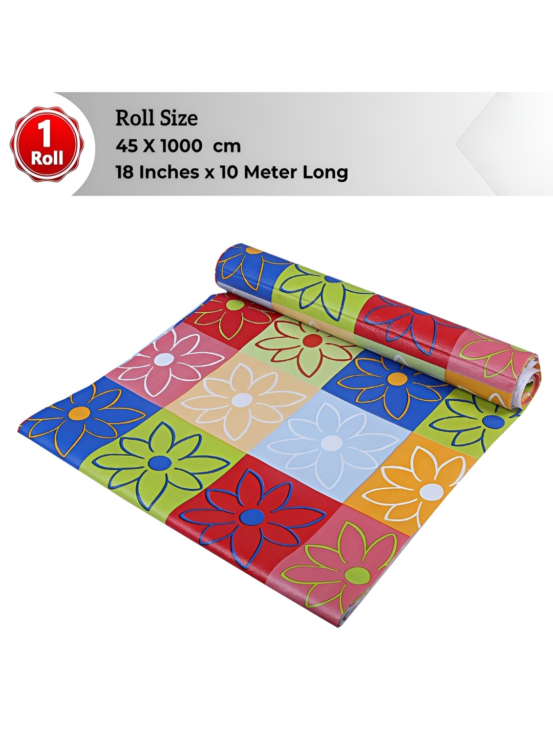 

Dakshya Industries Blue Printed Water Resistant Shelf Liner Organisers