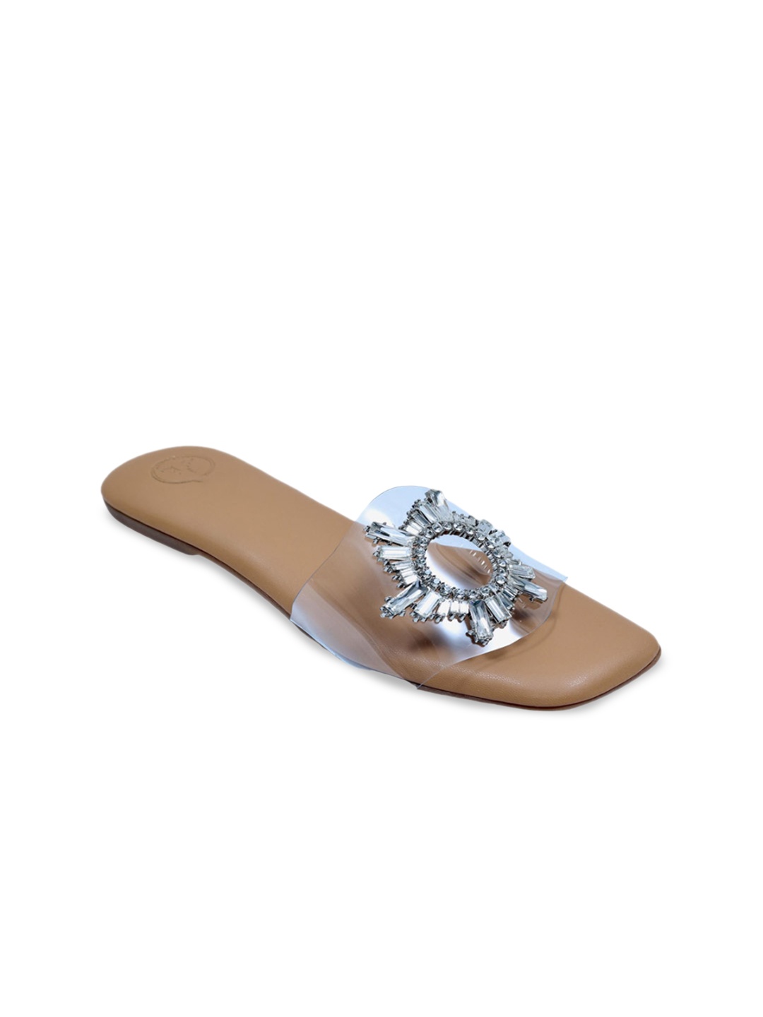 

Sana K Luxurious Footwear Women Open Toe Flats, Brown
