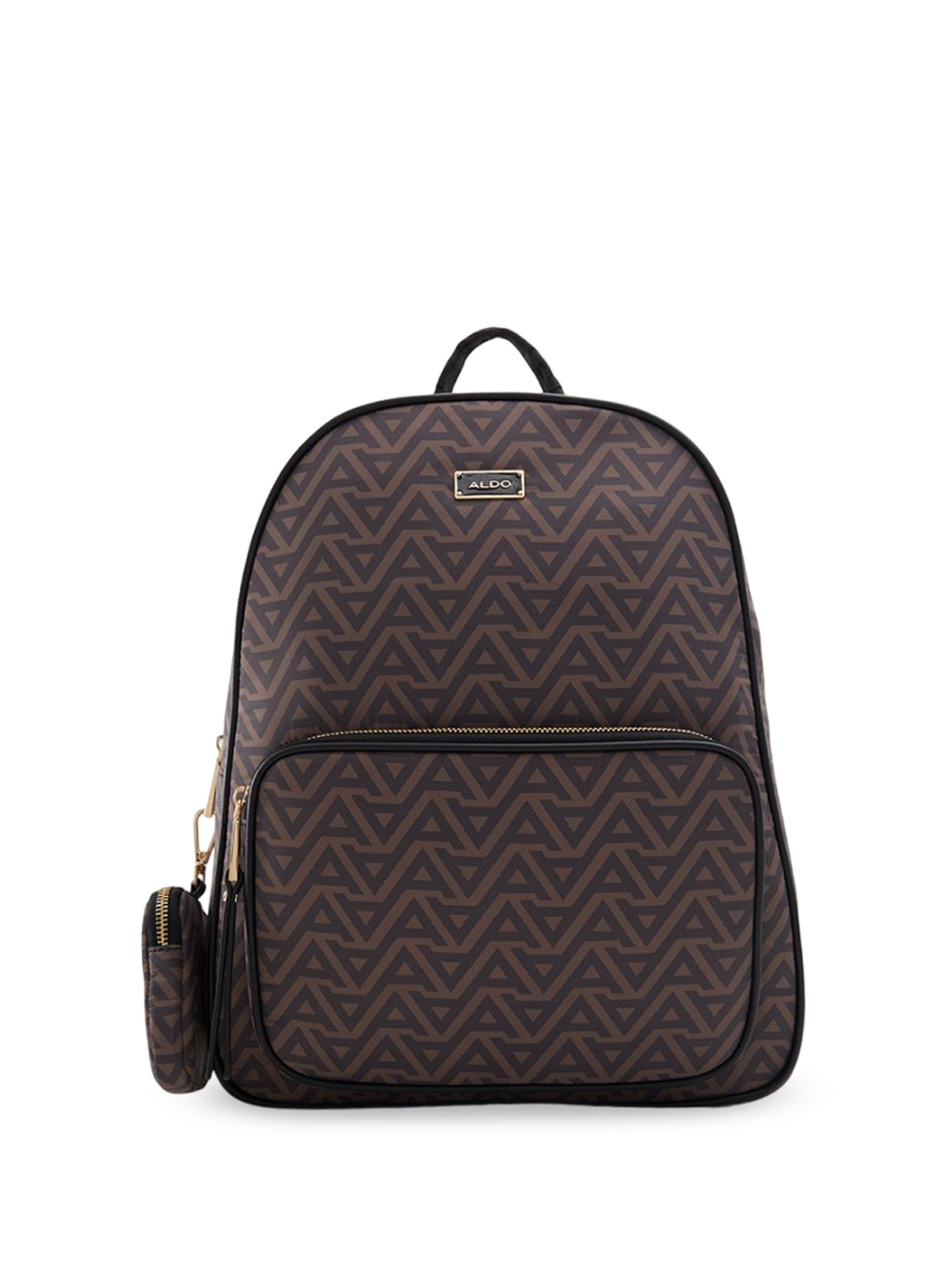 

ALDO Structured Shoulder Bag with Fringed, Brown