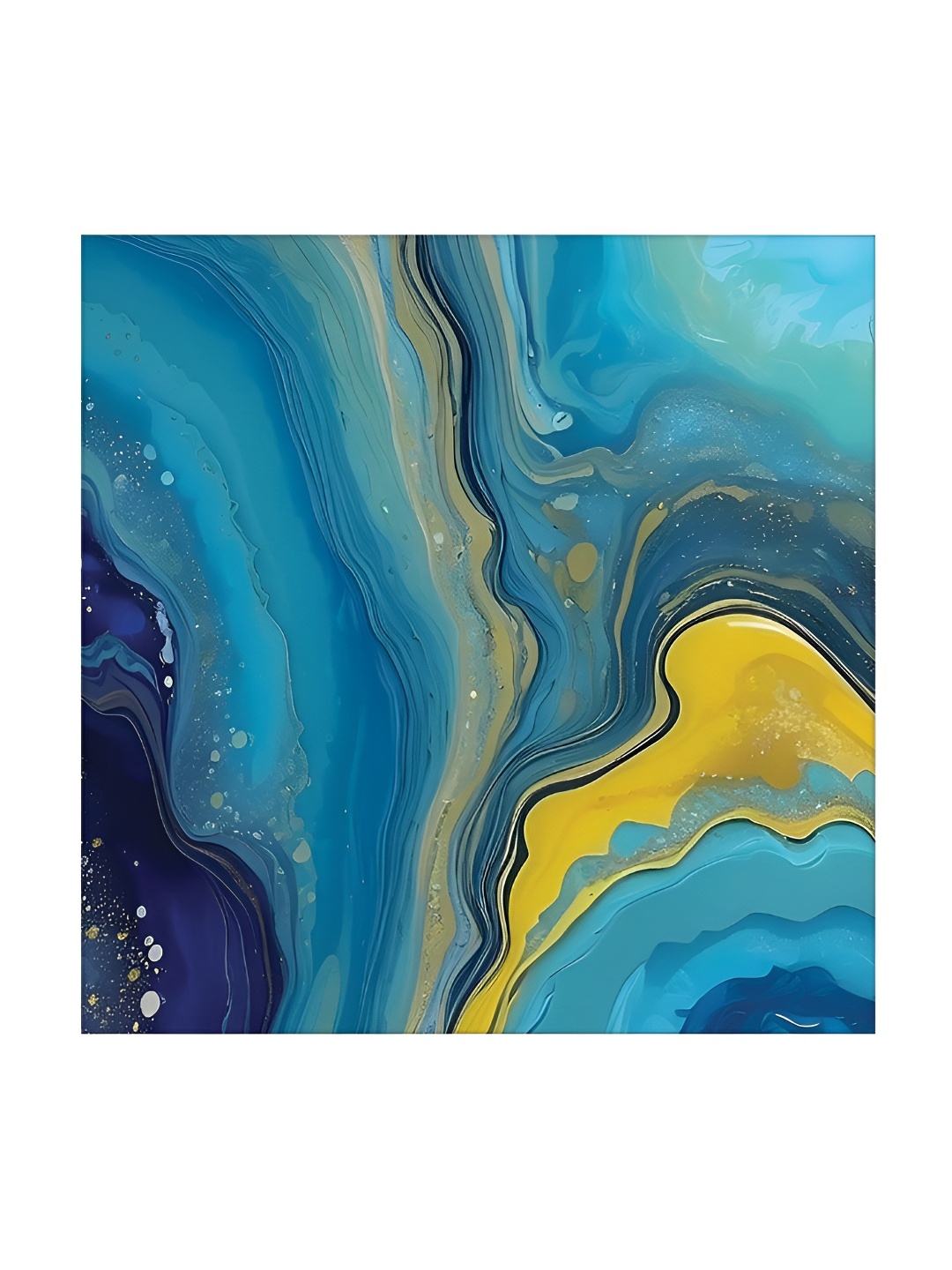 

RANDOM Blue & Yellow Canvas Floral and Botanical Wall Art