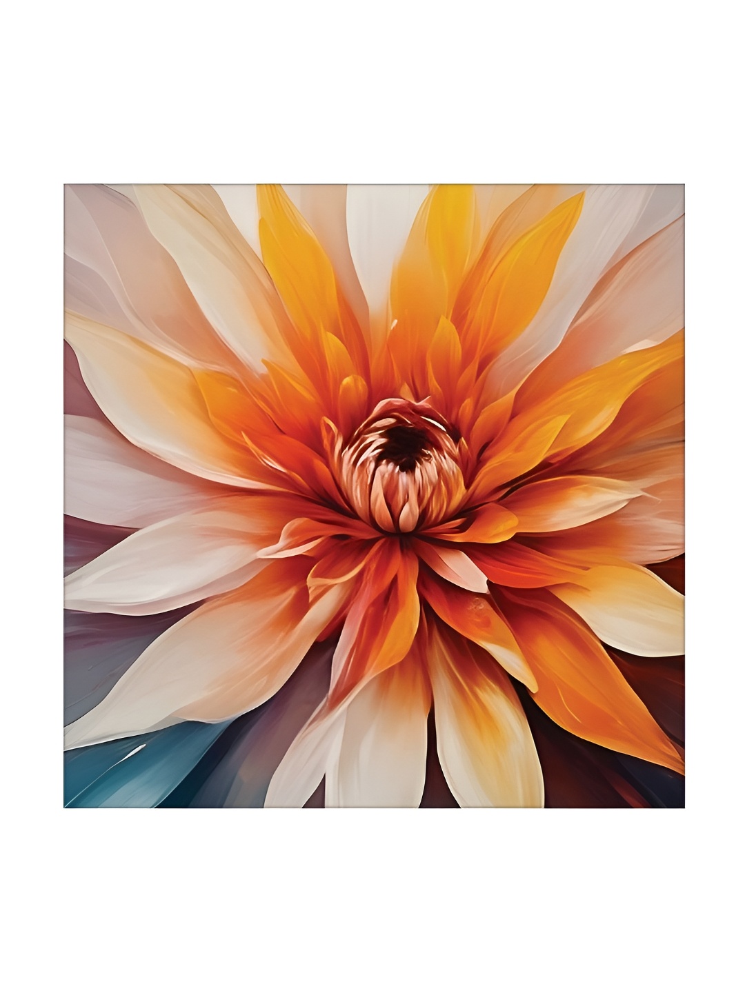 

RANDOM Blue & Orange Canvas Floral and Botanical Wall Art