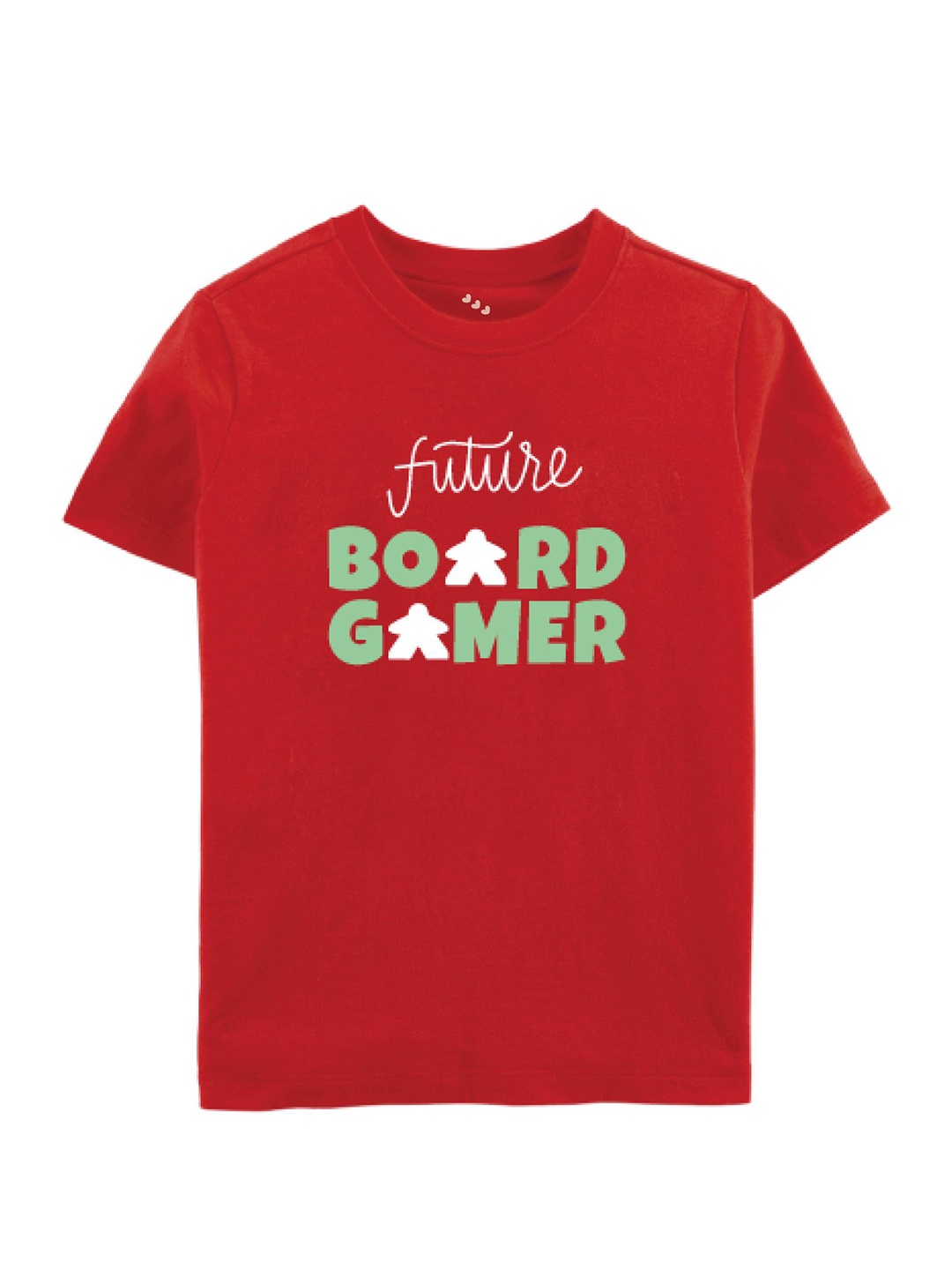 

Zeezeezoo Kids-Unisex Typography Printed Round Neck Cotton T-shirt, Red