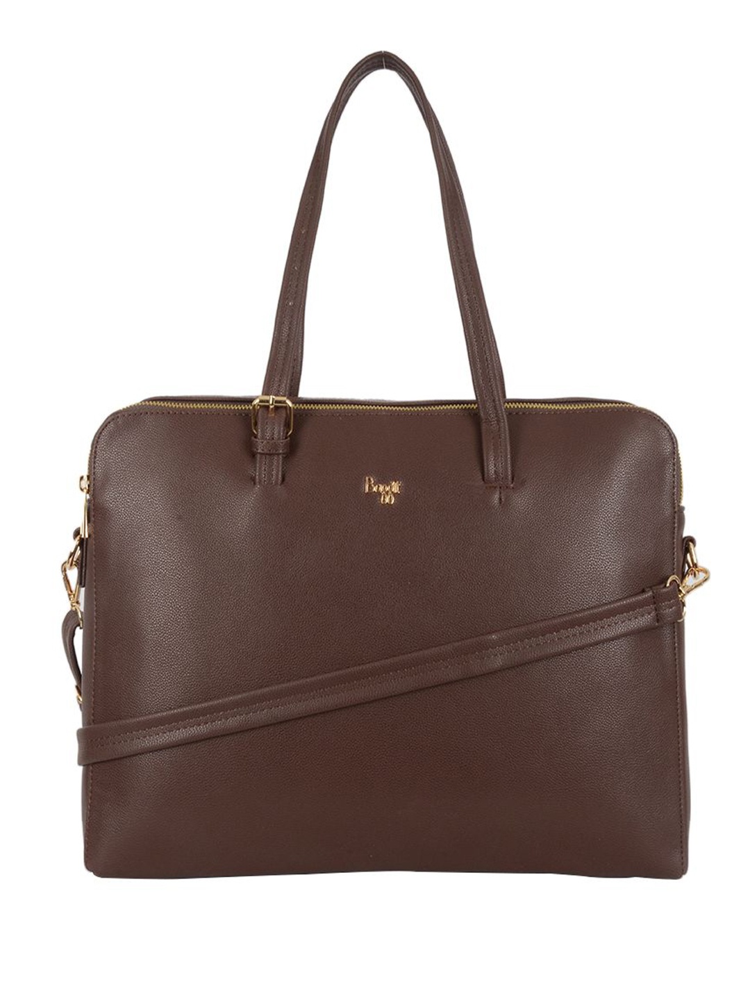 

Baggit Women PU Laptop Bag, Brown