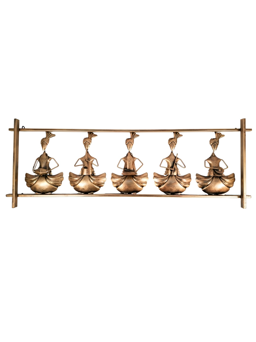 apka mart Brown Musician Design Wall Hanging