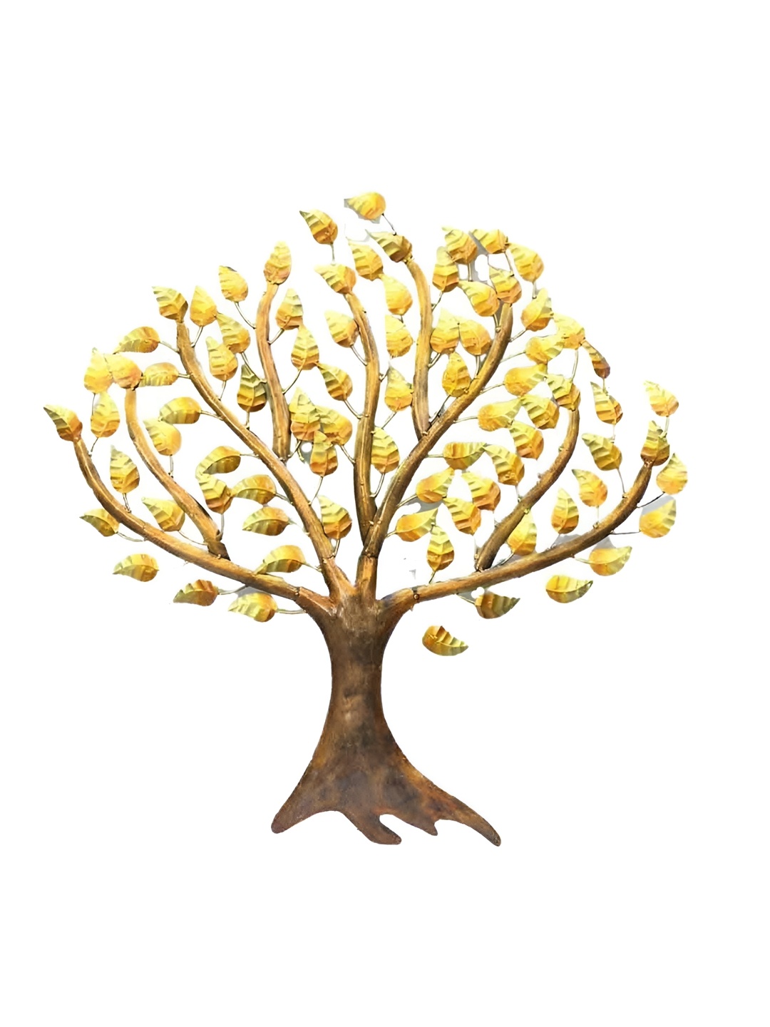 

apka mart Brown & Yellow Tree Design Wall Hanging