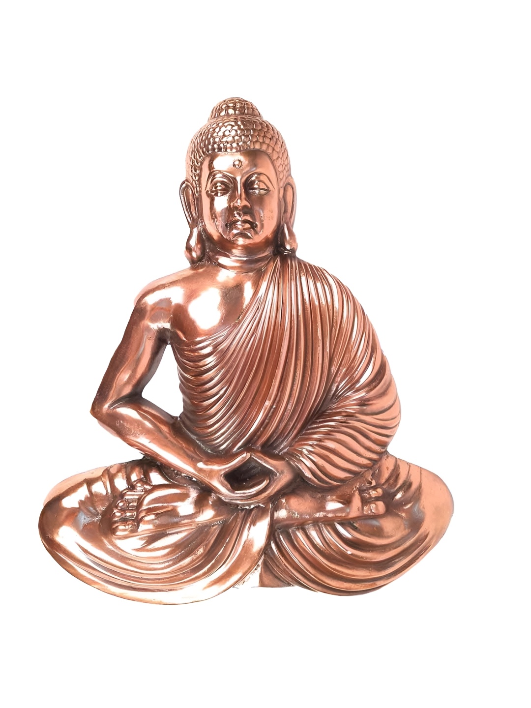 

apka mart Brown Metal Buddha Wall Hanging