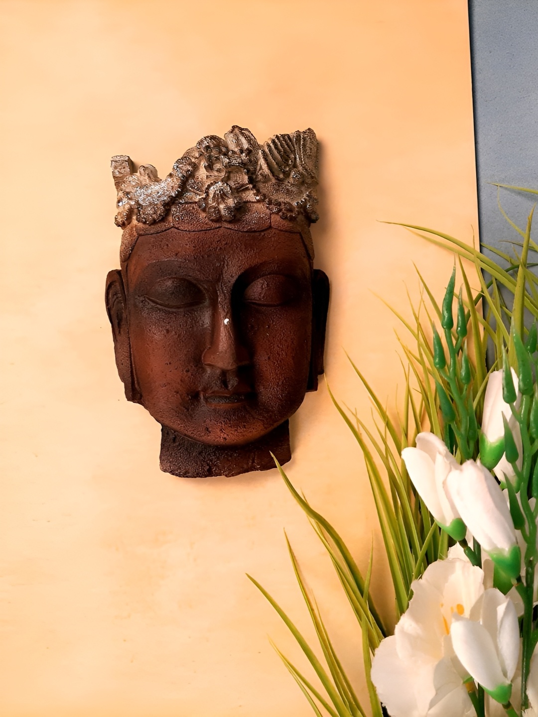 

apka mart Brown Buddha Wall Hanging