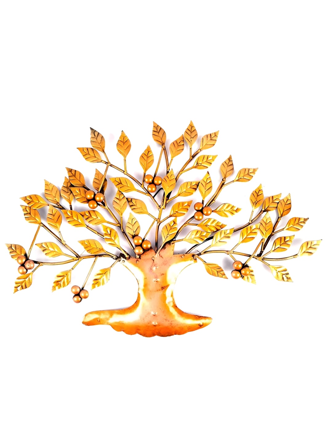 

apka mart Brown & Yellow Tree Design Wall Hanging