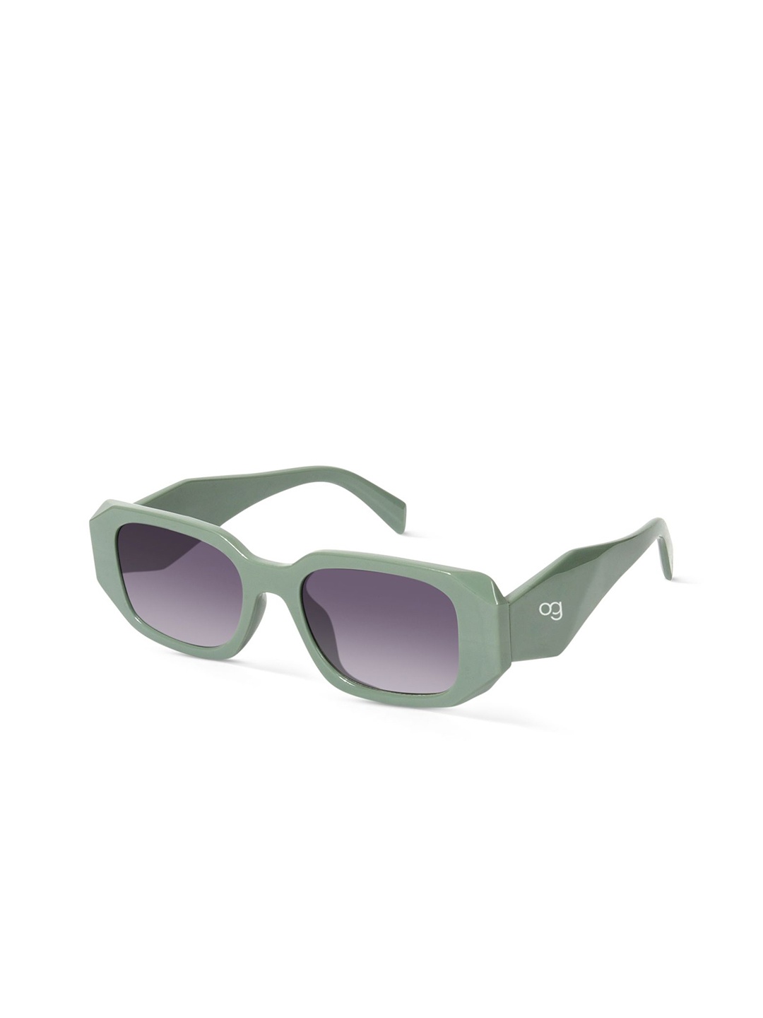 

Woggles Unisex Rectangle Sunglasses with UV Protected Lens WOPR-PRC-56289C5, Purple