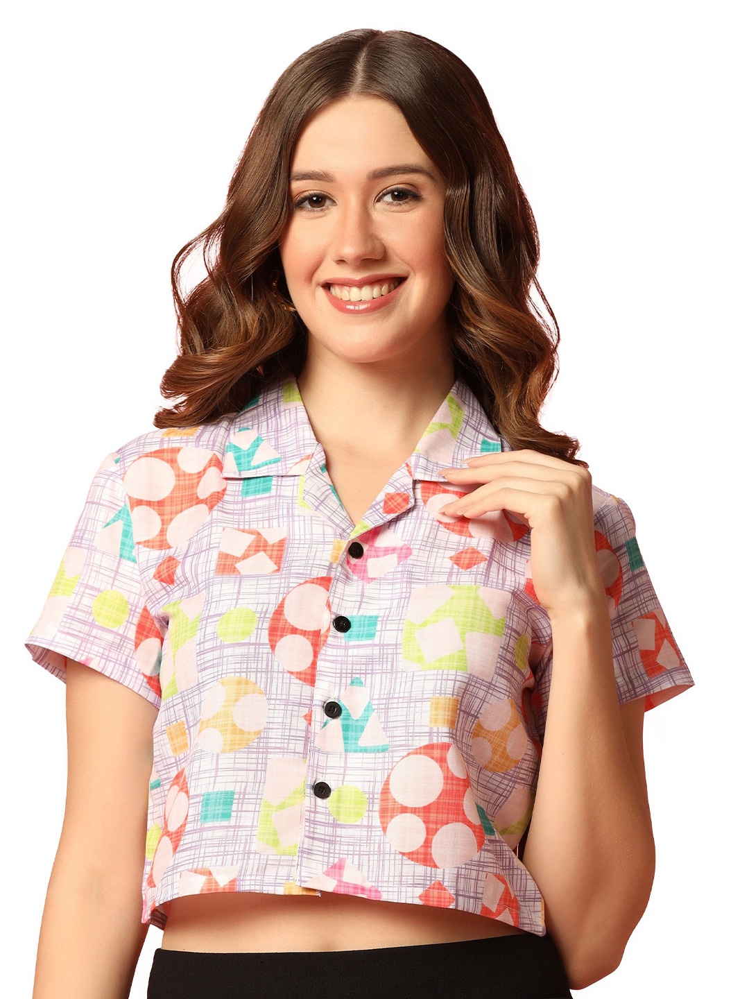 

TAGDO Women Floral Opaque Printed Casual Shirt, Multi