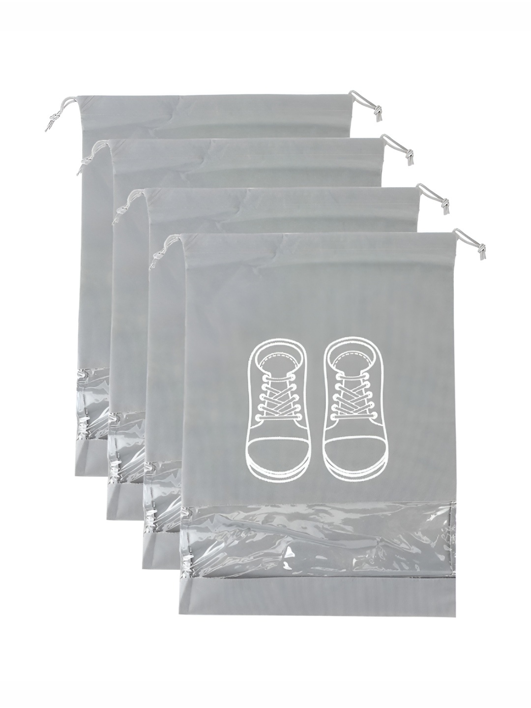 

P-Plus International Grey 5 Pieces Water Resistant Shoes Organiser