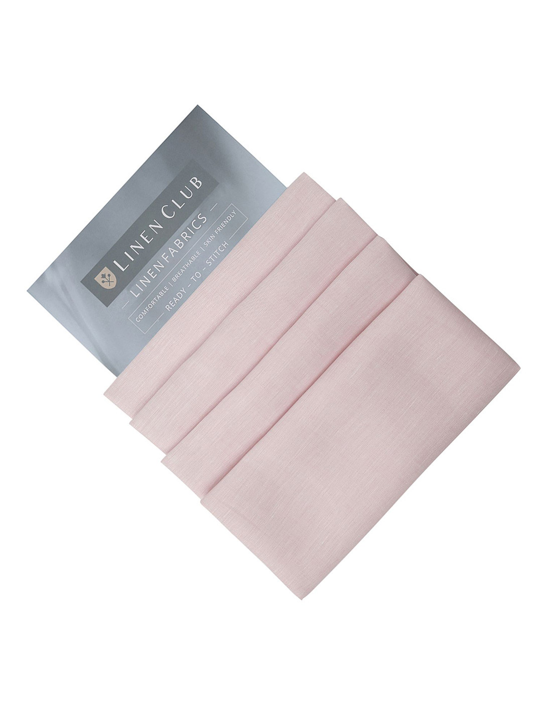 

Linen Club Men Solid Shirt Clothing Fabric, Pink