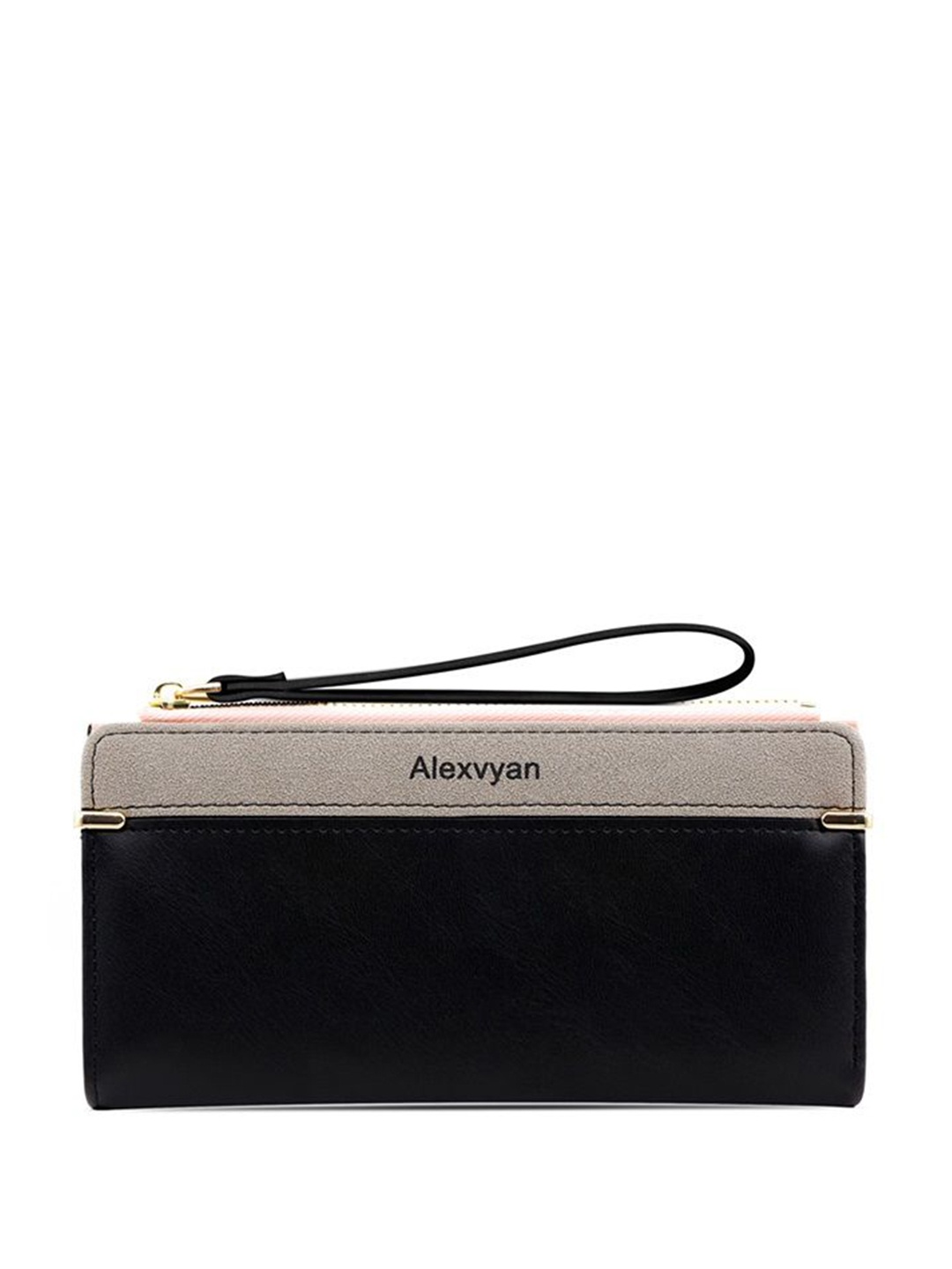 

Alexvyan Women Printed Two Fold Wallet, Black