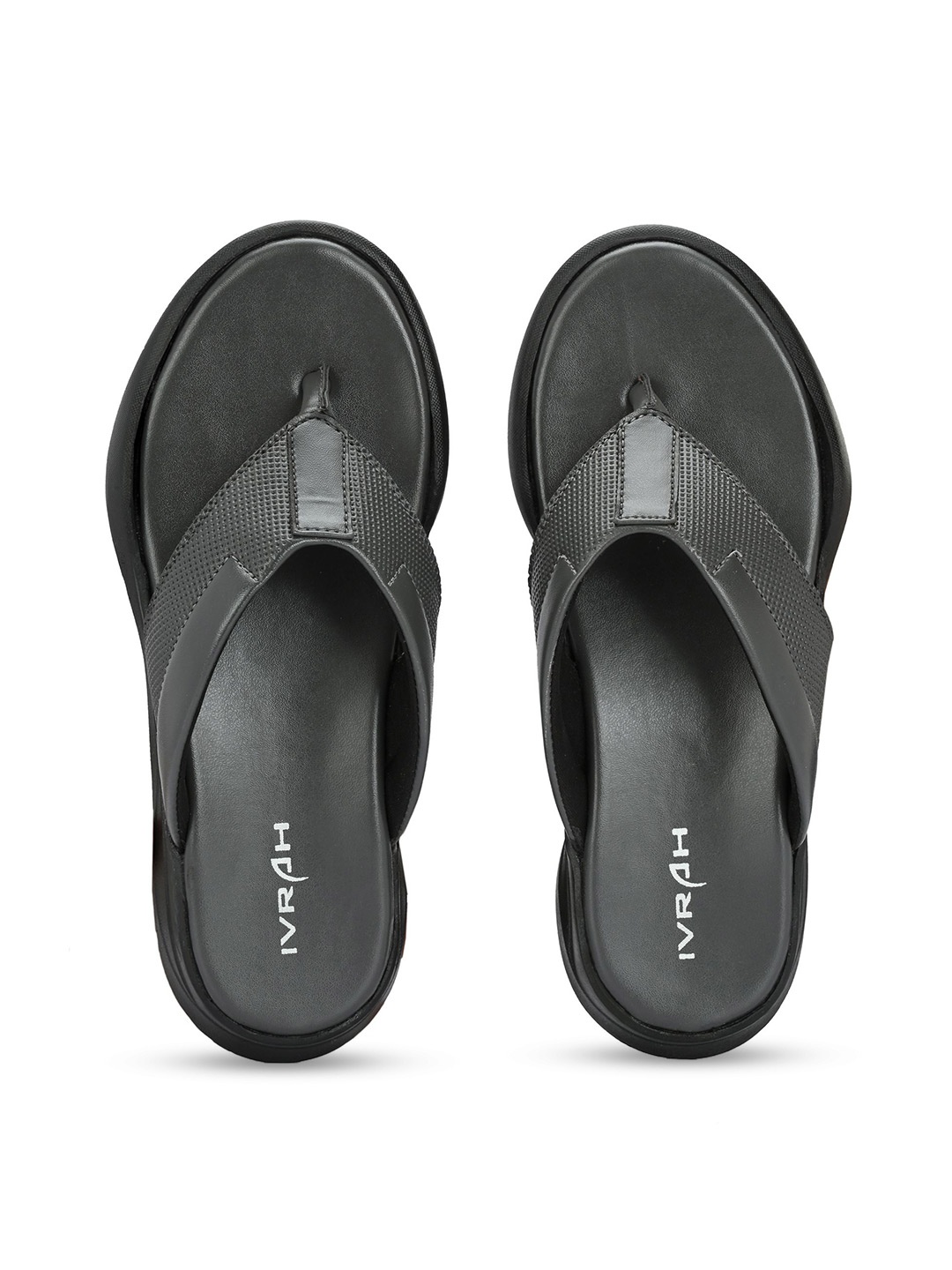 

IVRAH Men Slip-On Comfort Sandals, Grey