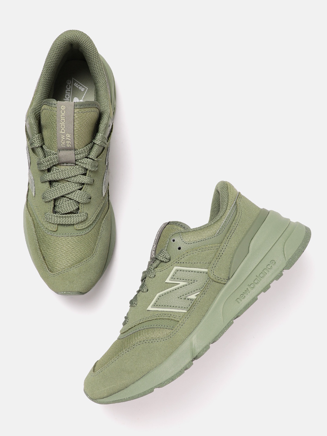 

New Balance Mens 997R Everyday Sneakers, Olive