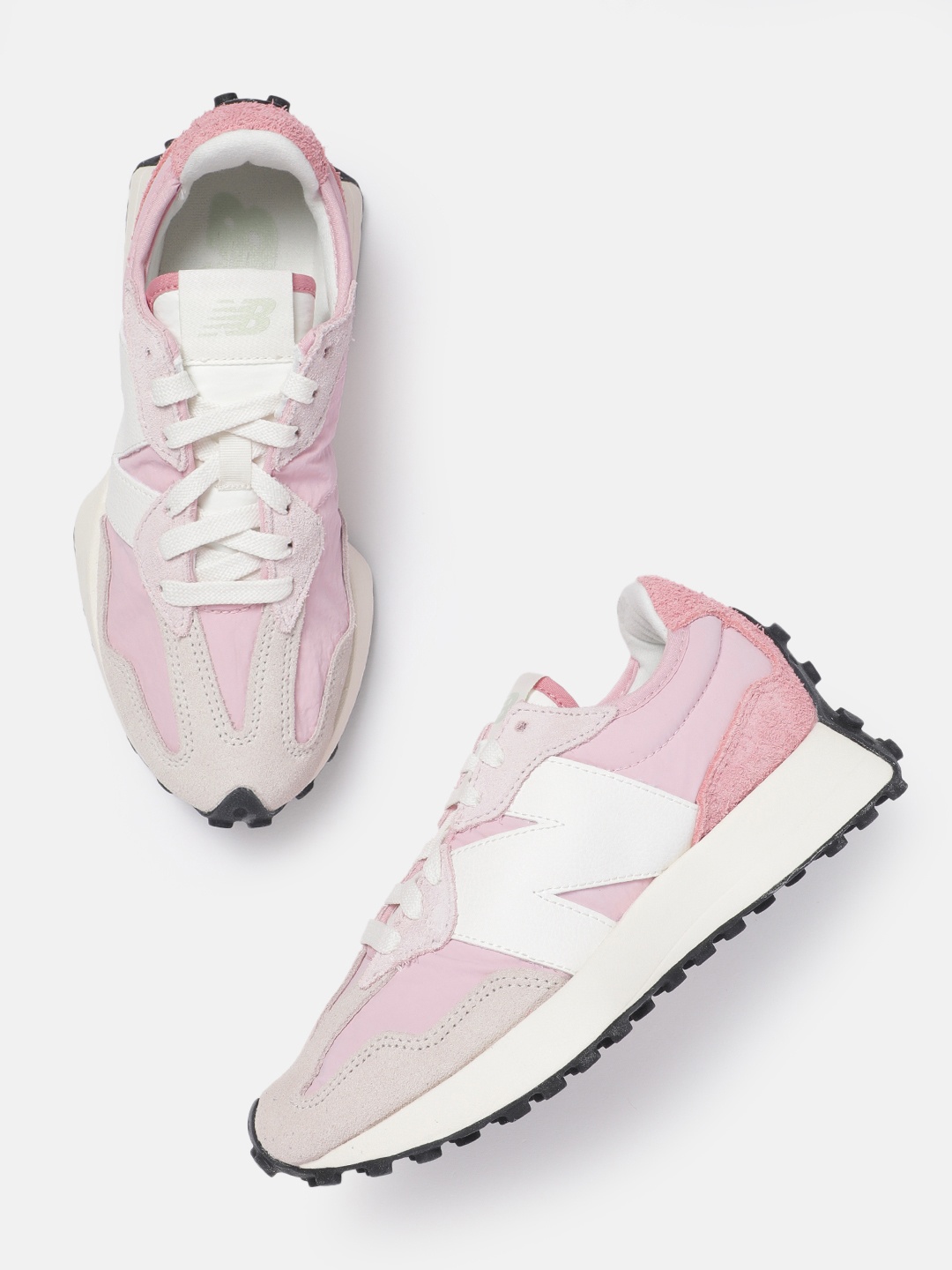 

New Balance Women 327 Suede Sneakers, Pink