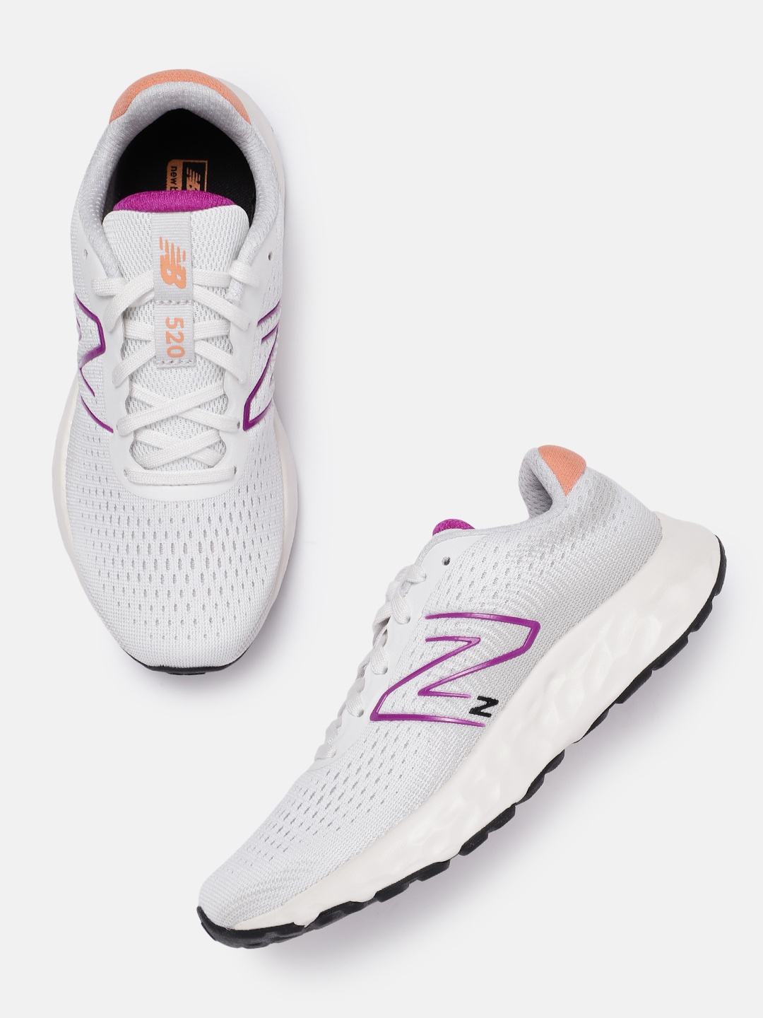 

New Balance Women Woven Design 520 Running Shoes, Grey