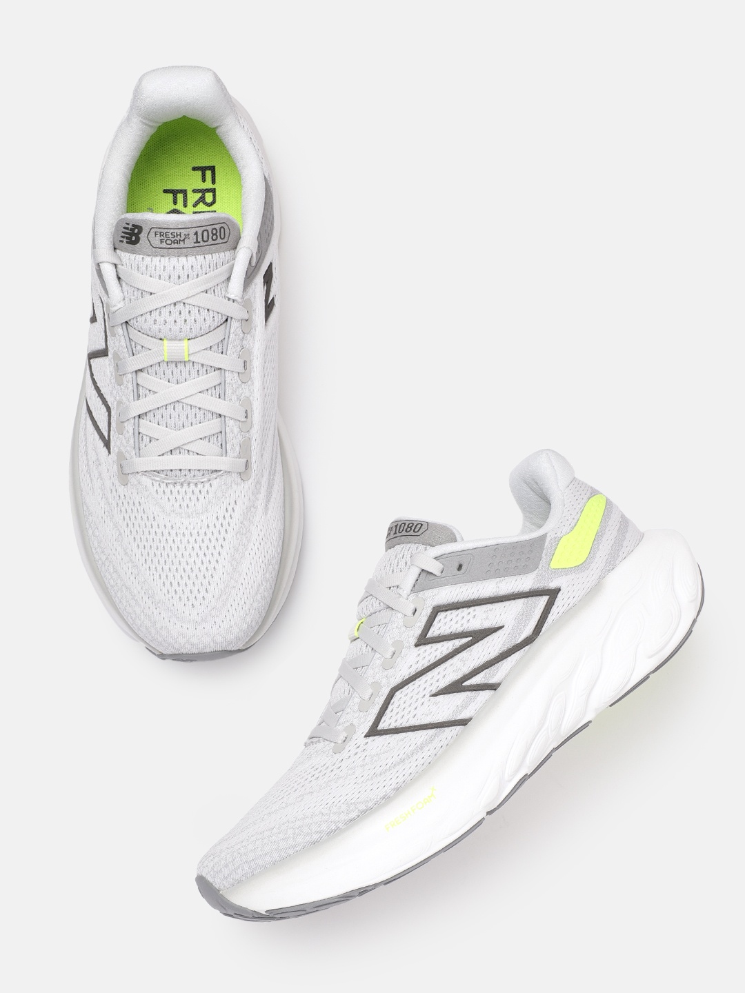 

New Balance Mens 1080 V13 Running Shoes, White