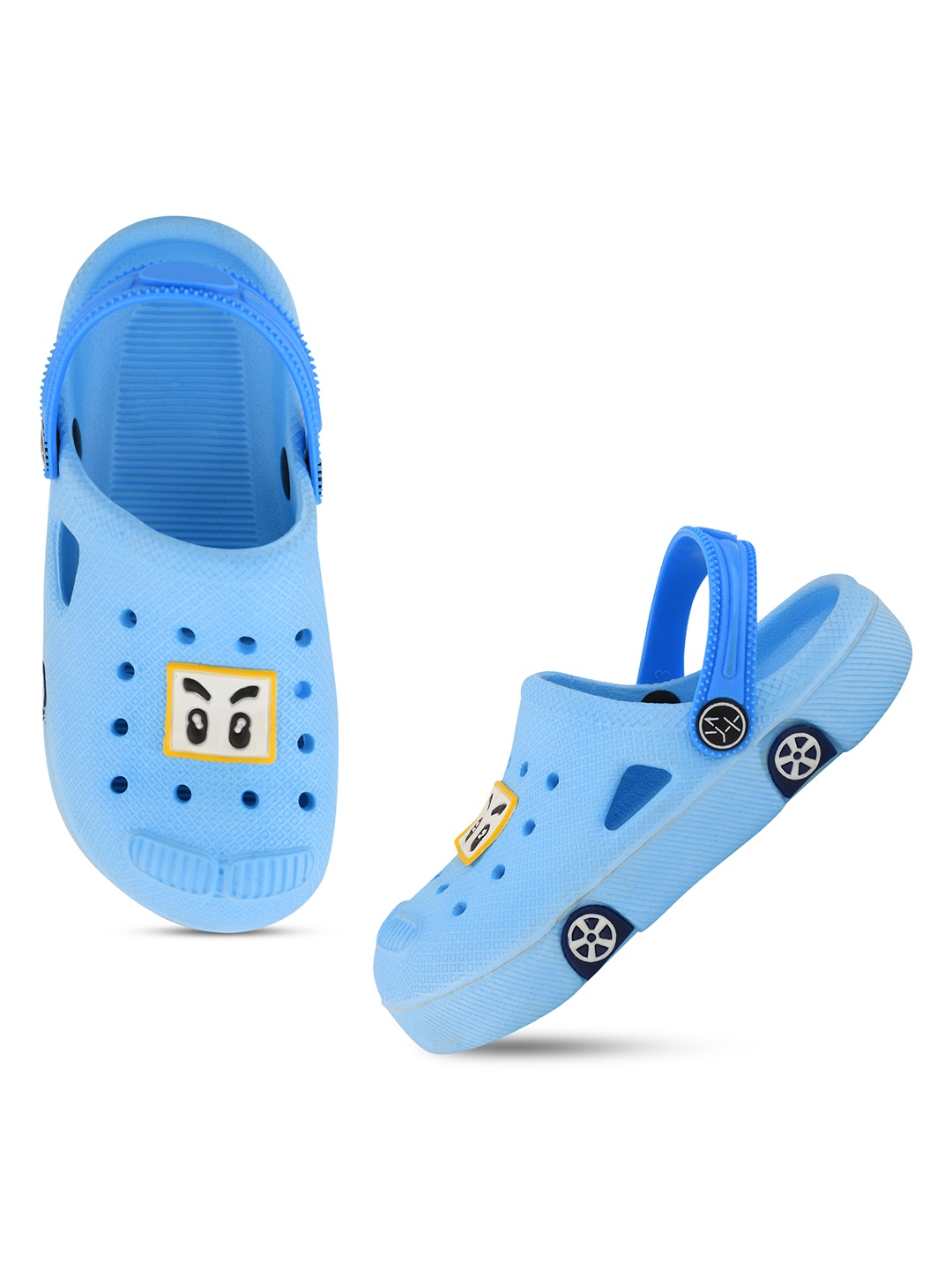 

Smartots Unisex Kids Printed Croslite Clogs, Blue