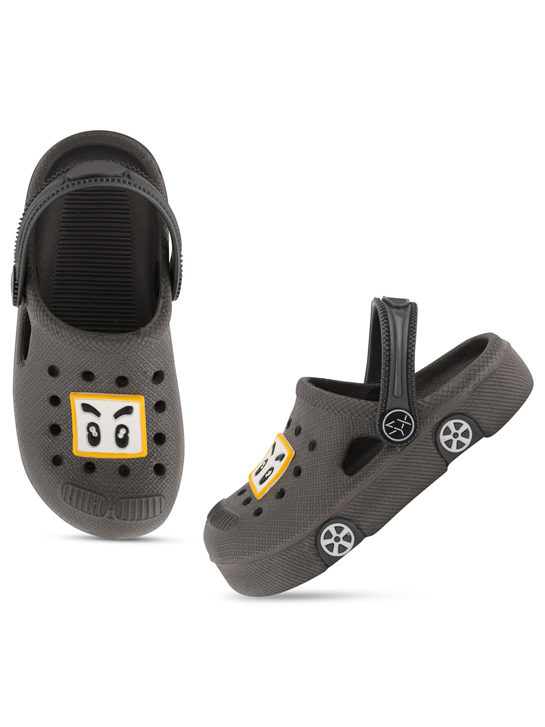 

Smartots Kids Self Design Clogs, Grey