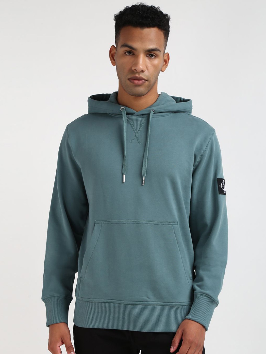 

Calvin Klein Jeans Men Hooded Sweatshirt, Teal