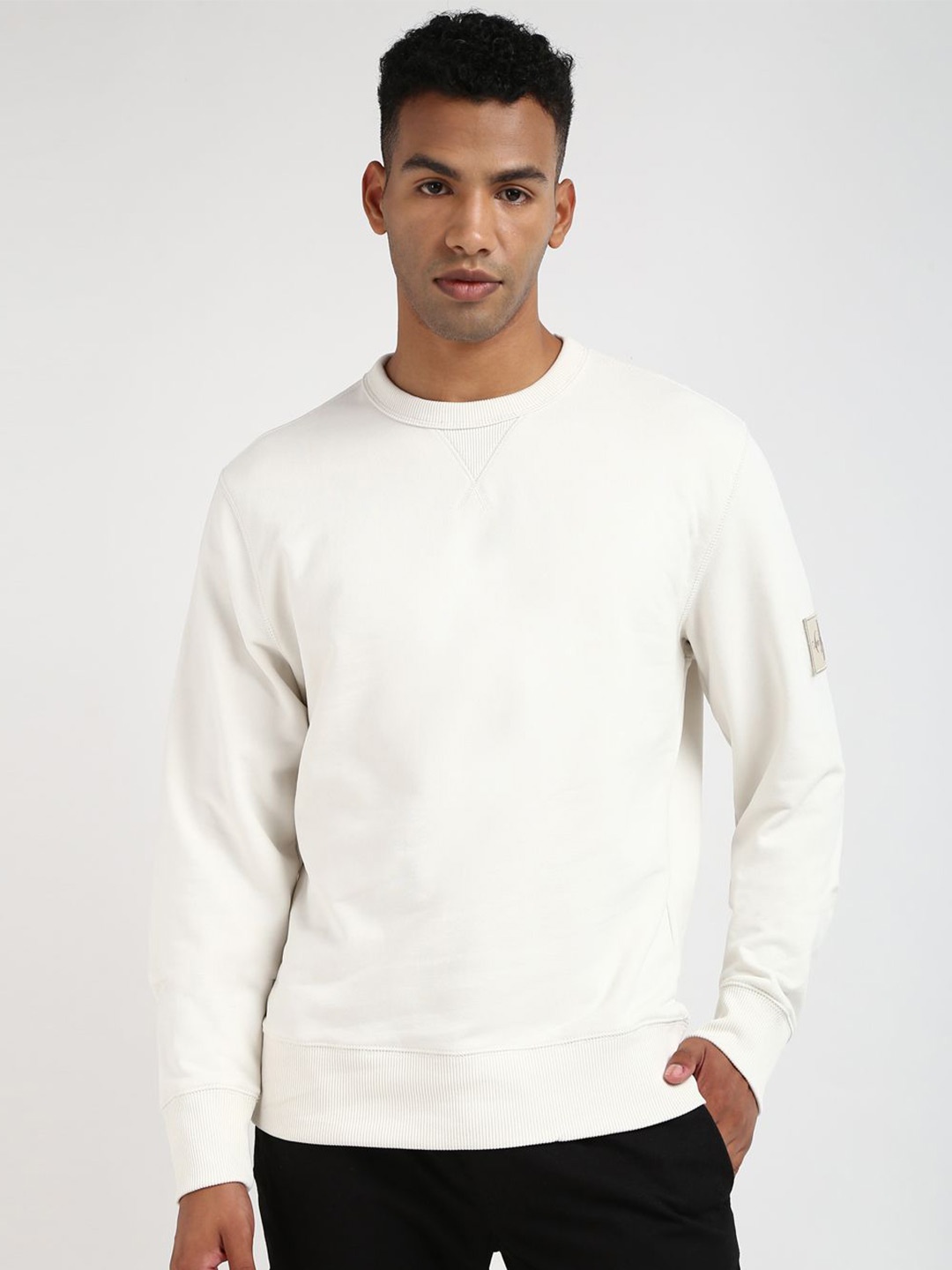 

Calvin Klein Jeans Men Sweatshirt, Off white