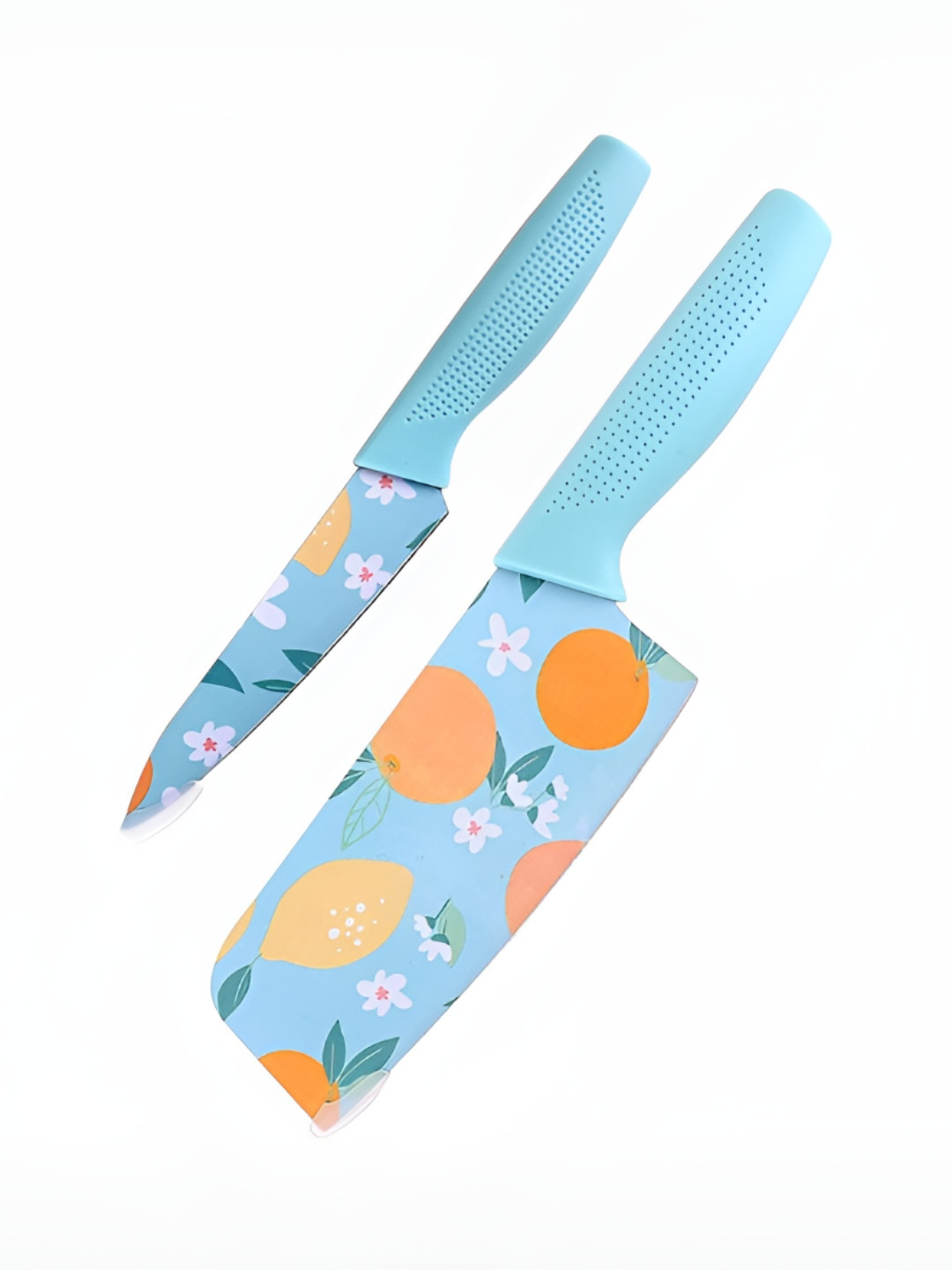 

P-Plus International Blue & Orange 2 Pieces Stainless Steel Knife