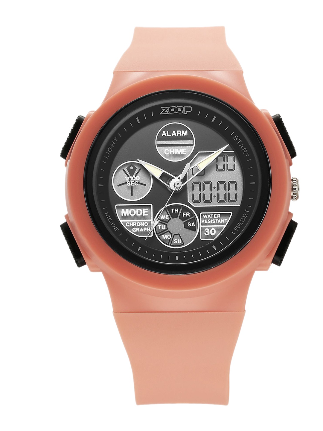 

Zoop Unisex Kids Printed Dial & Straps Analogue Watch 16040PP02W, Black
