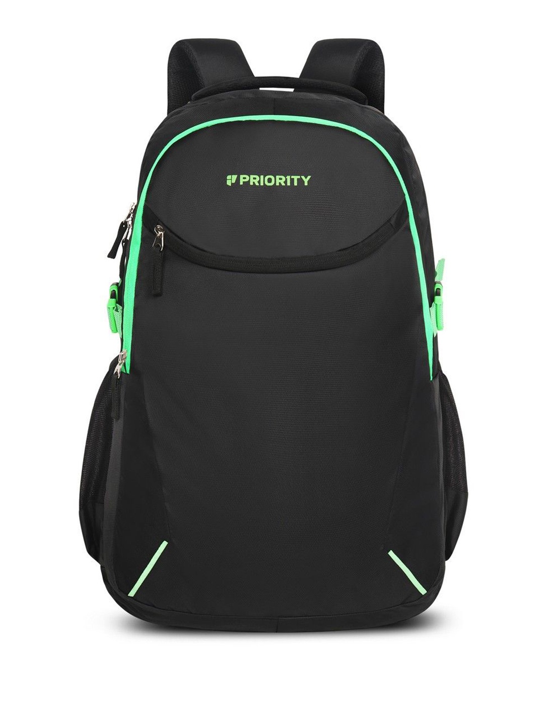 

Priority Unisex Backpack with Hip Strap, Black