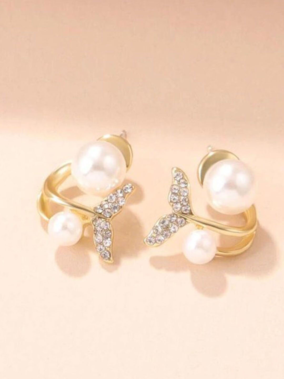 

Softwrap Contemporary Studs Earrings, Gold