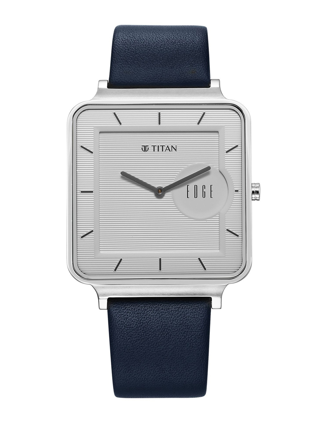 

Titan Men Textured Dial & Leather Straps Analogue Watch 10017SL01, White