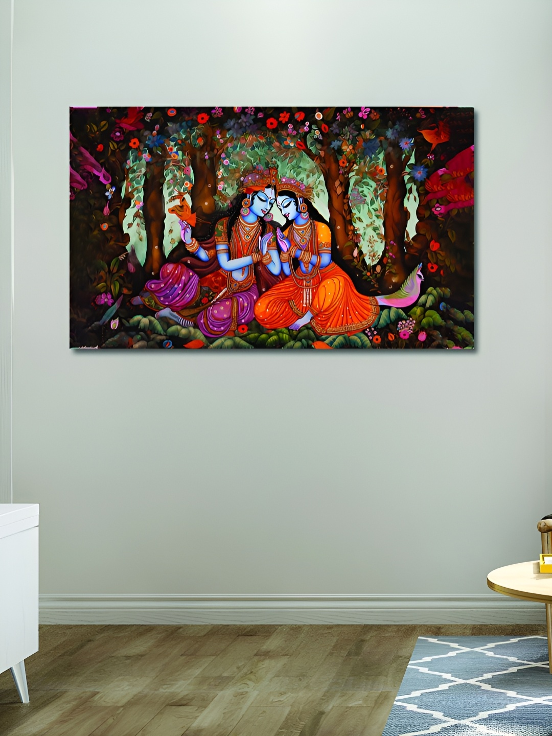 

OLIVE TREE Red & Purple Wooden Religious Paintings Wall Art