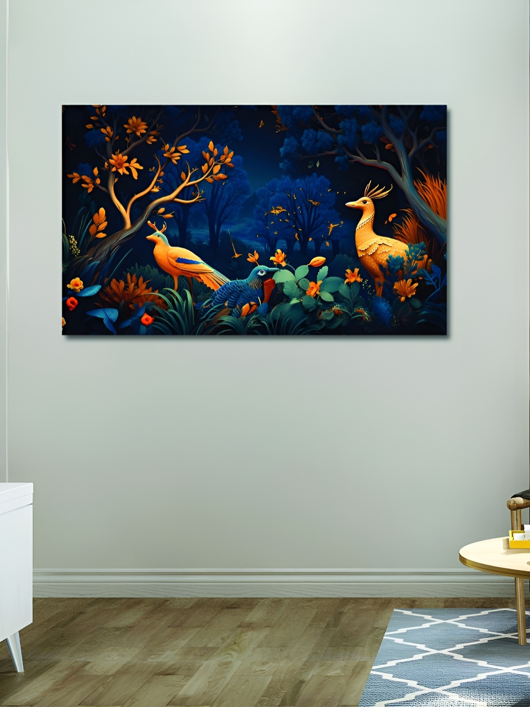 

OLIVE TREE Blue & Green Wooden Paintings Wall Art