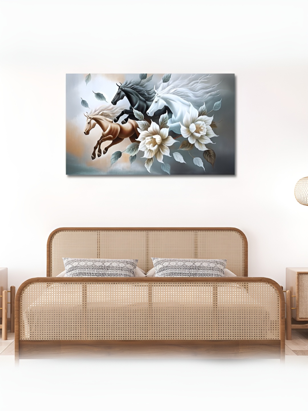 

OLIVE TREE White & Grey Wooden Wall Art