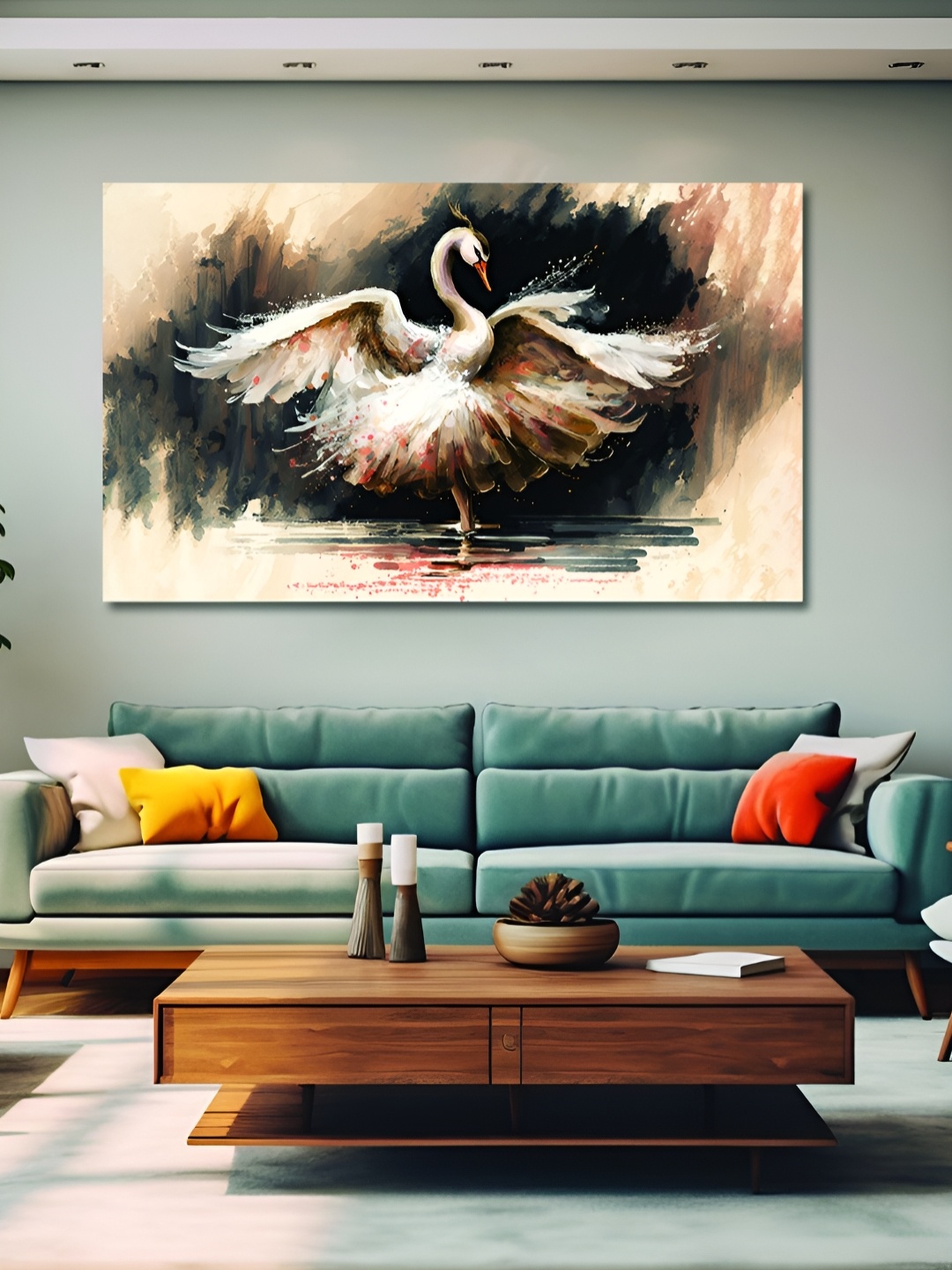 

OLIVE TREE Beige & Grey Wooden Birds and Animals Wall Art