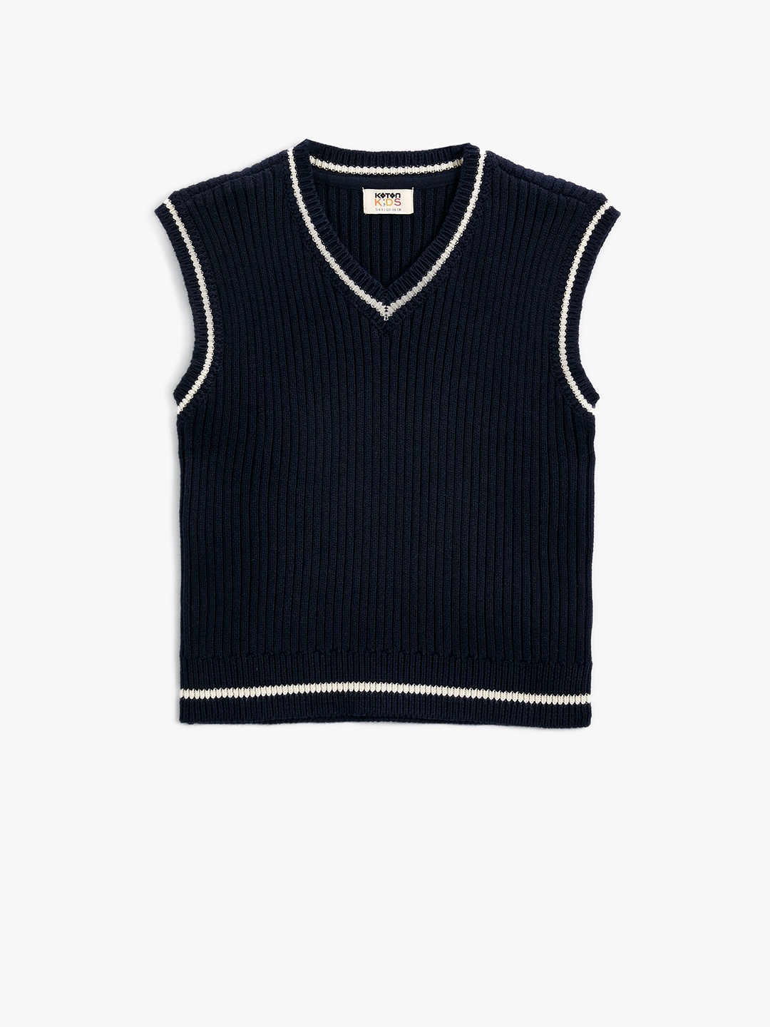 

Koton Girls Sweater Vest, Navy blue