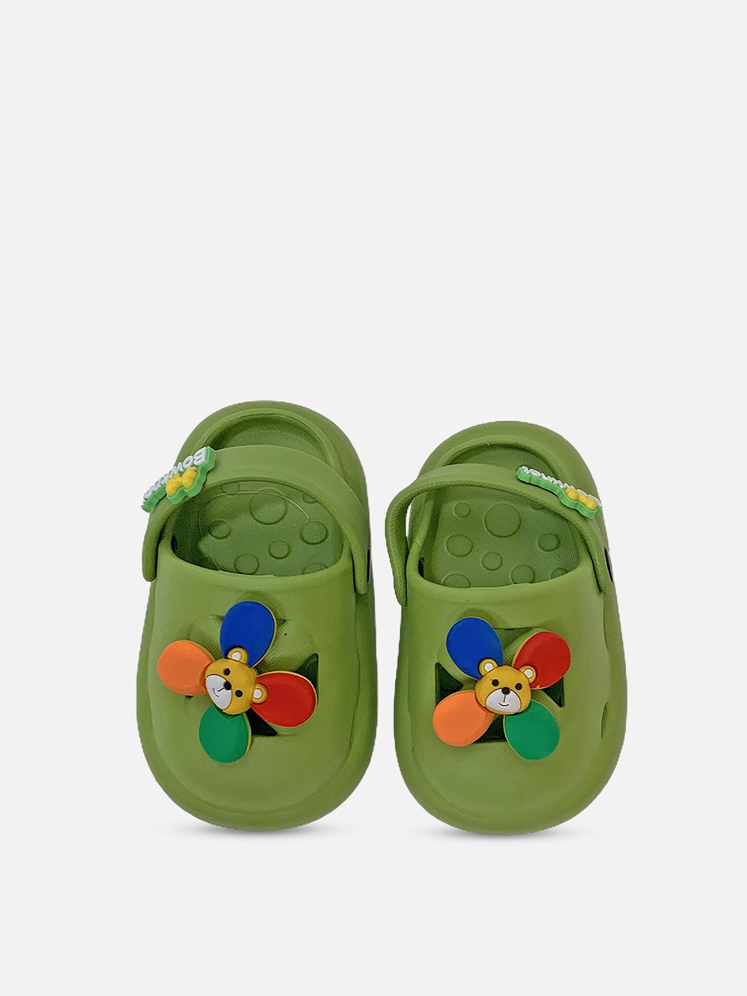 

Little Surprise Box LLP Kids Printed Rubber Clogs, Green