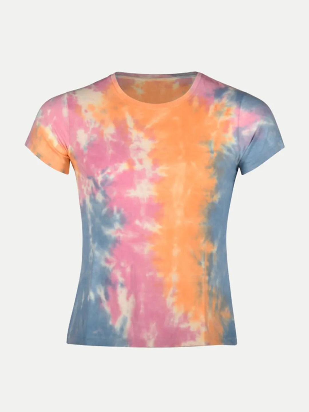 

BAESD Girls Dyed Raw Edge T-shirt, Pink