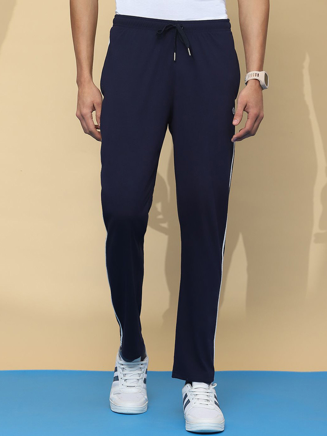 

Cloak & Decker by Monte Carlo Men Mid Rise Track Pants, Blue