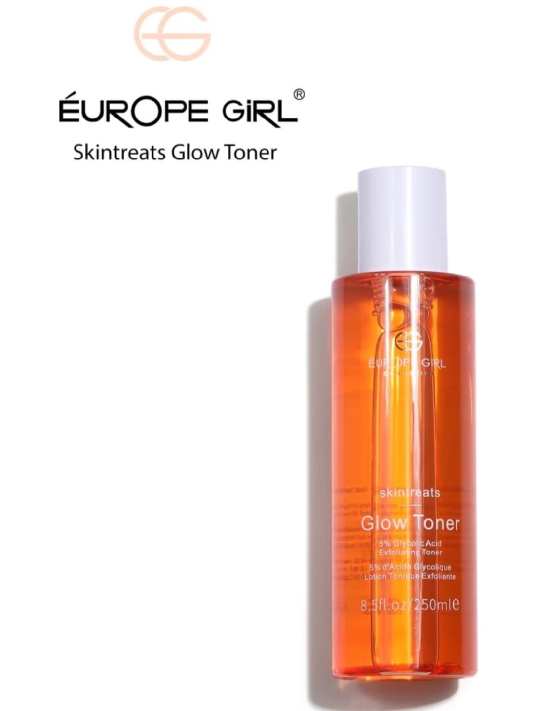 

EUROPE GIRL Skintreats Glow Toner - 250 ml, Orange