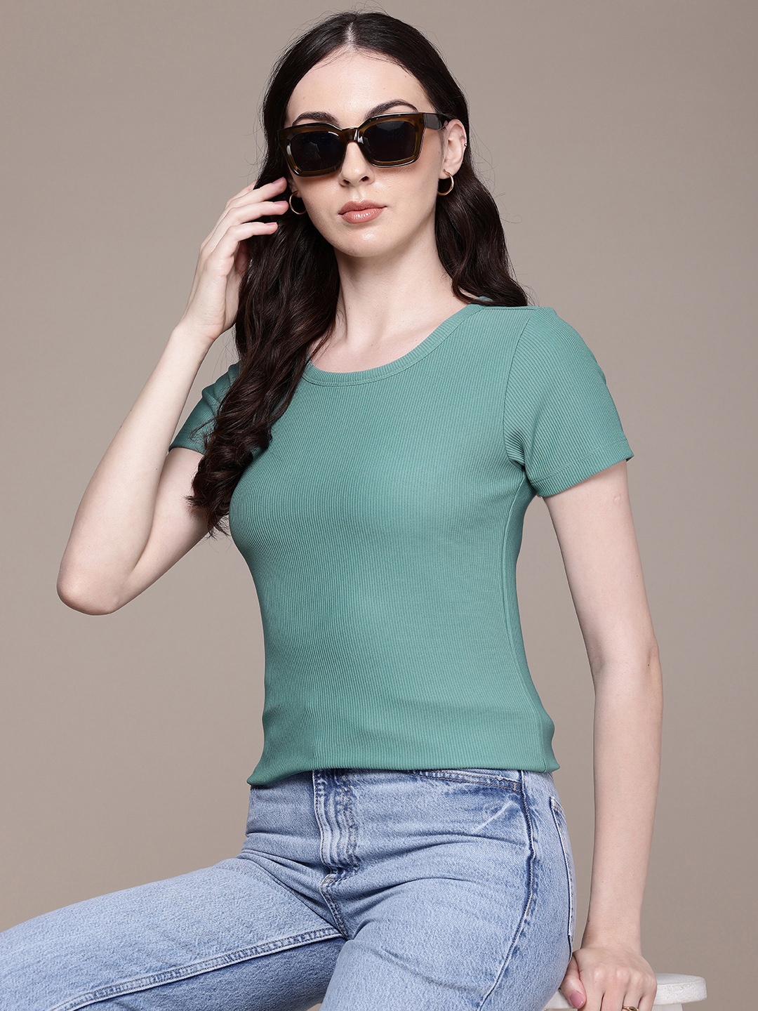 

FCUK Anti Odour Compression T-shirt, Teal