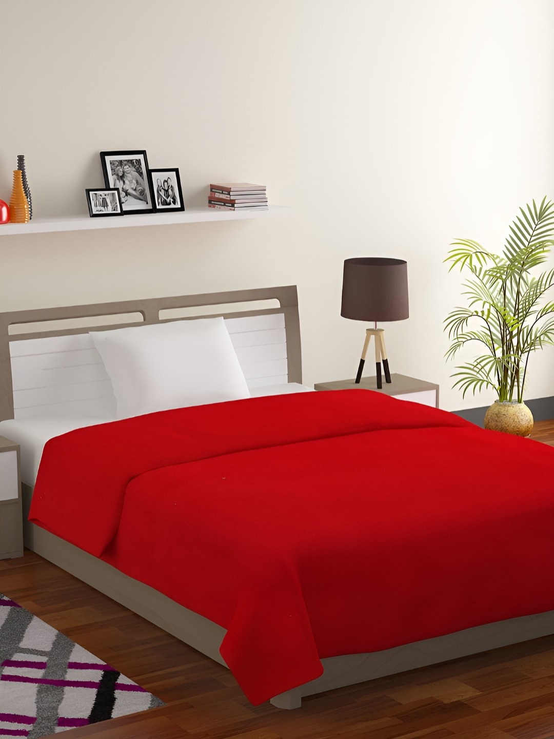 

tundwal's Maroon Mild Winter 210 GSM Single Bed Blanket