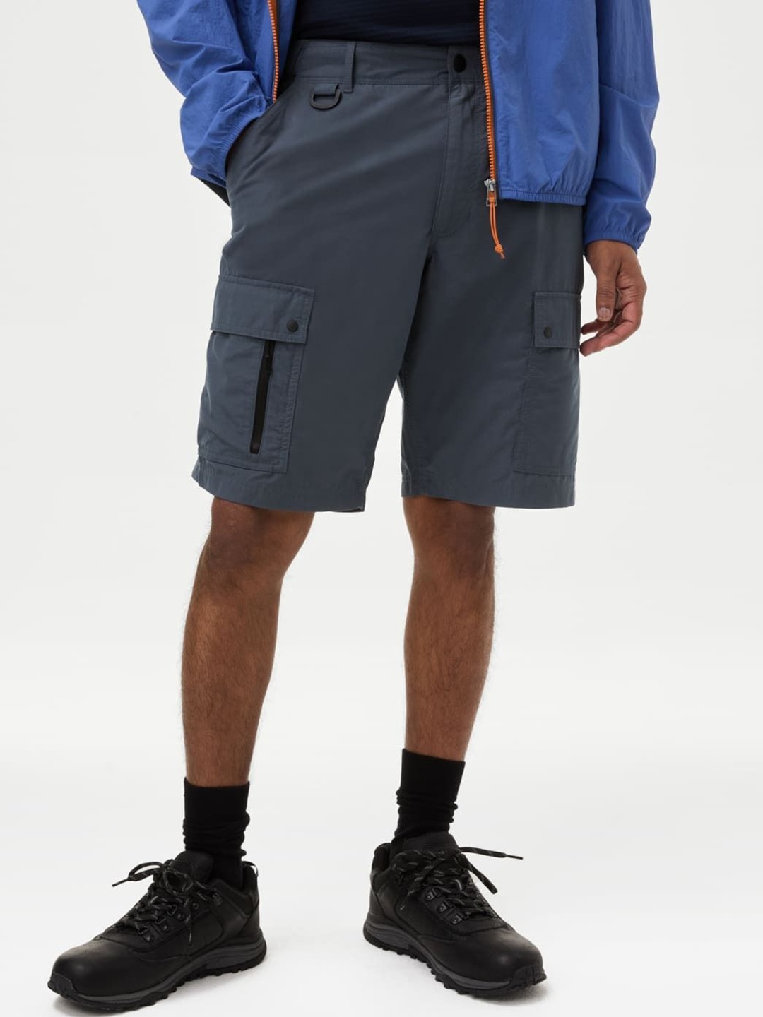 

Marks & Spencer Men Mid-Rise Cargo Shorts, Teal