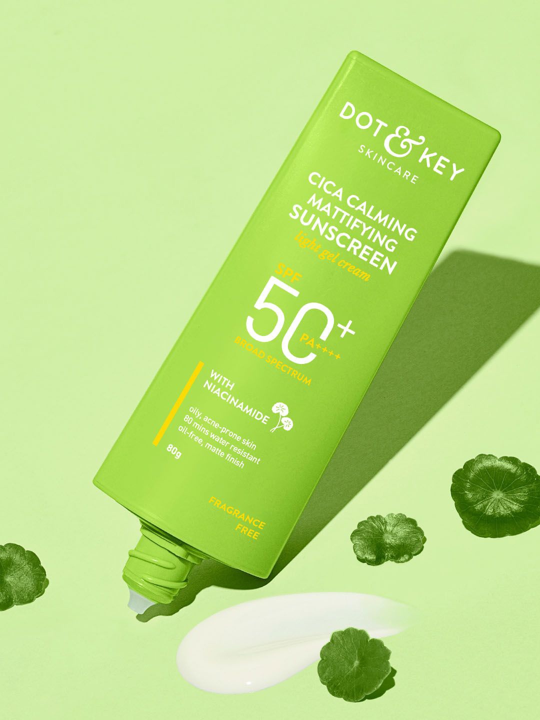 

DOT & KEY CICA Calming Matte Sunscreen SPF 50+ PA++++ - 80 g, Green