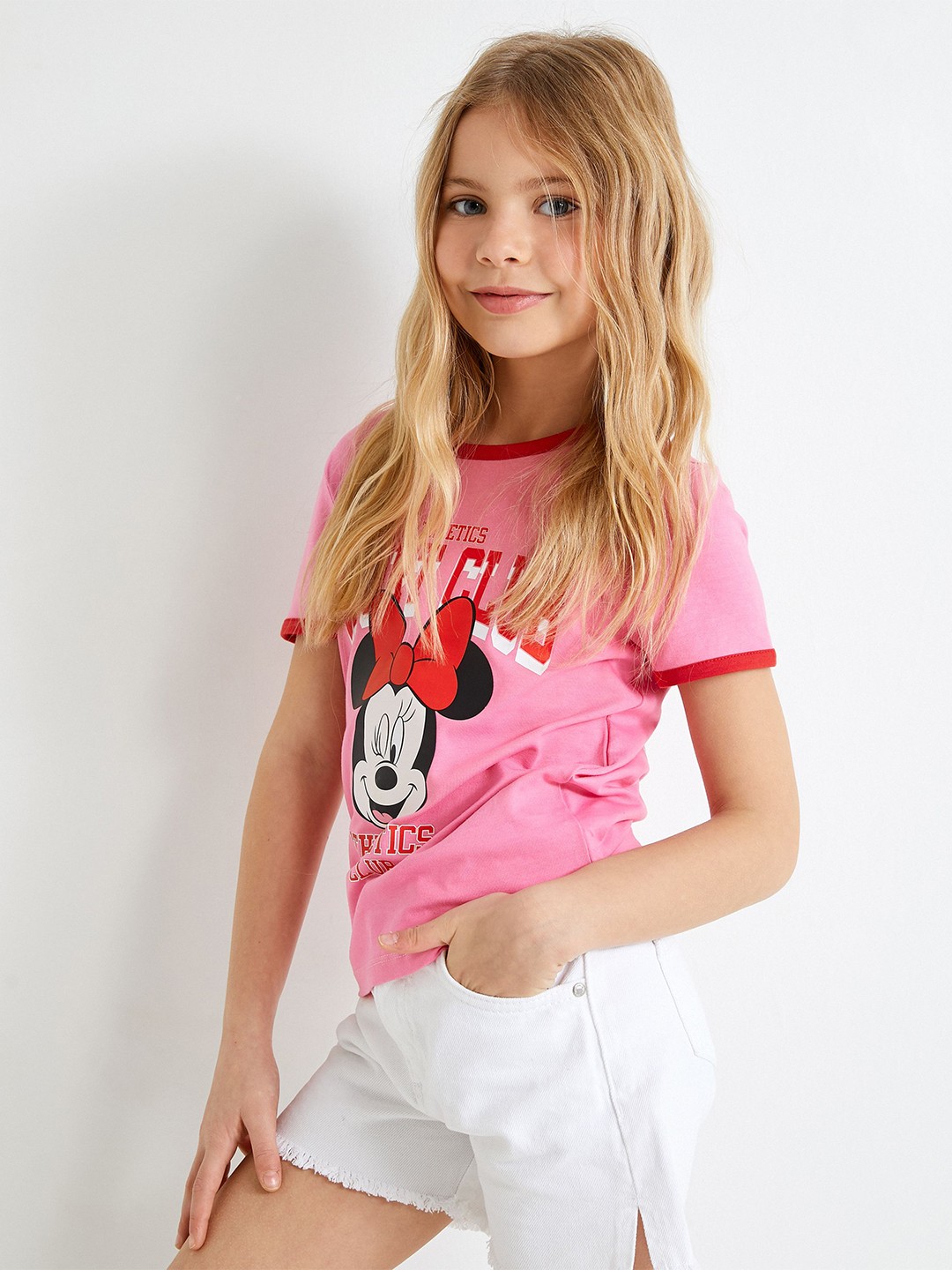 

Koton Girls Graphic Printed T-shirt, Pink
