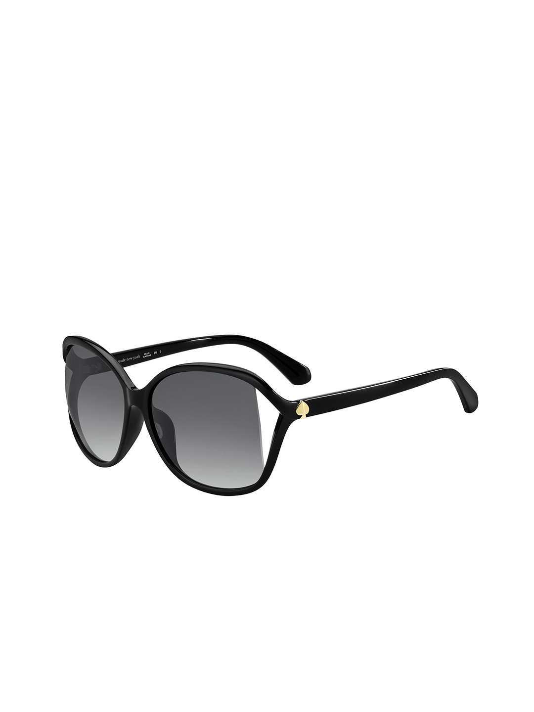 

Kate Spade Women Oval Sunglasses with UV Protected Lens 202325807599O, Black