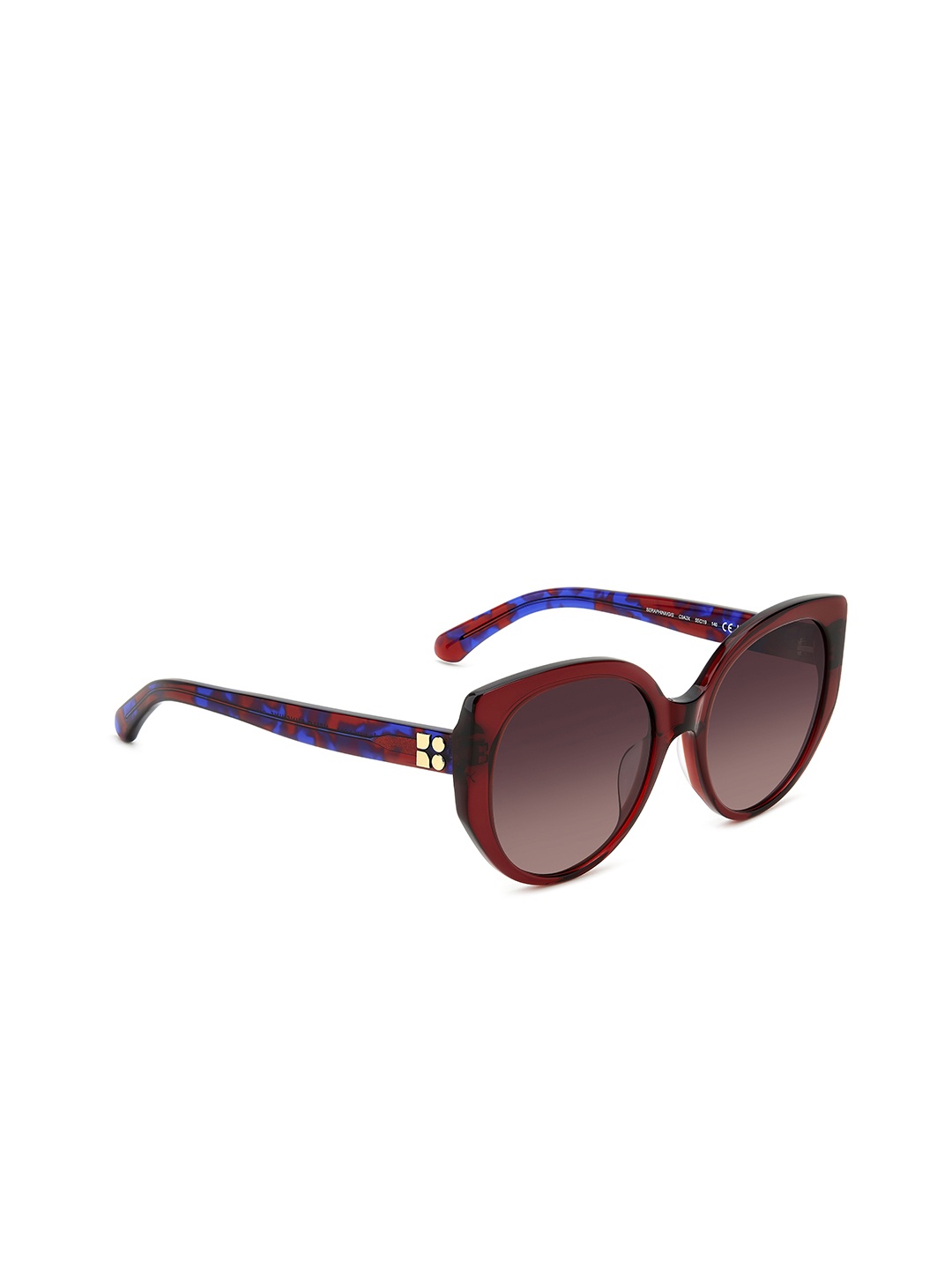 

Kate Spade Women Cateye Sunglasses with UV Protected Lens 207129C9A553X, Red