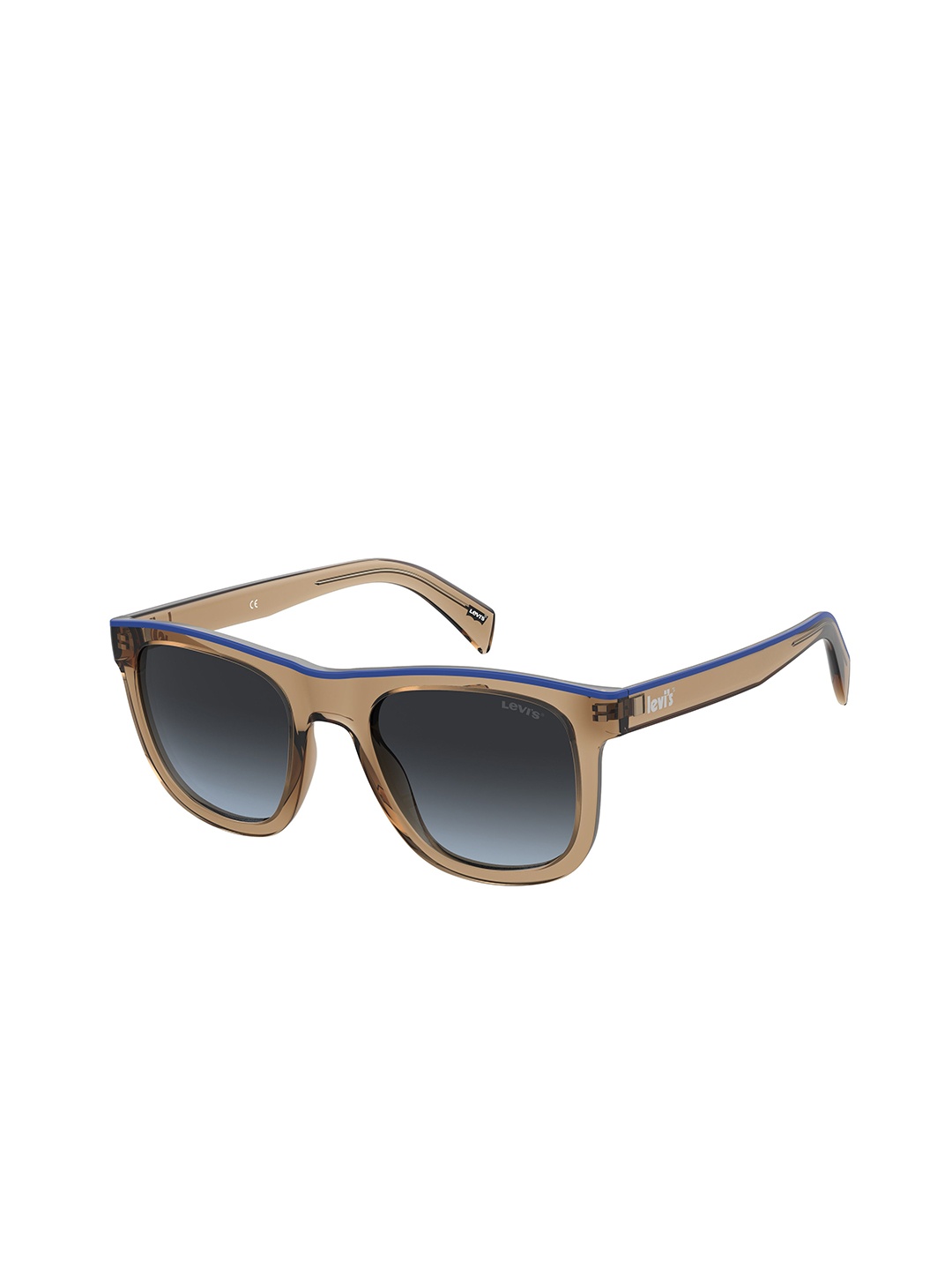 

Levis Unisex Square Sunglasses with UV Protected Lens 20482909Q53GB, Brown