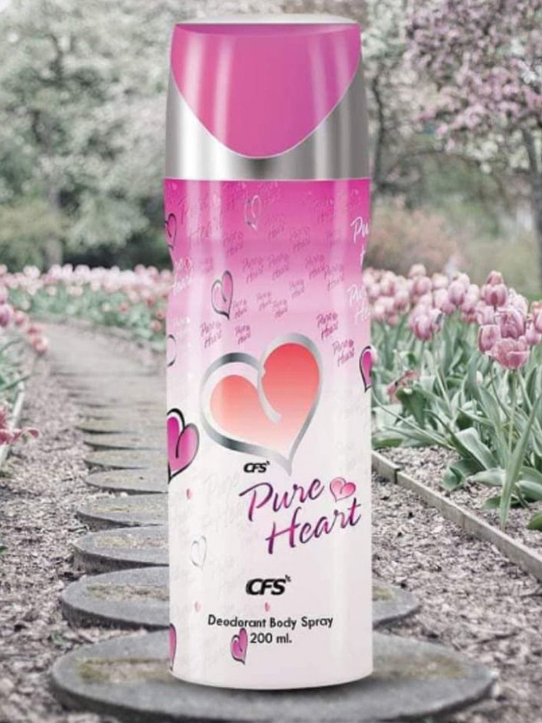 

CFS Set of 3 Deodorant Body Spray 200 ml each - 2 Cargo Fragile + 1 Pure Heart Pink, White