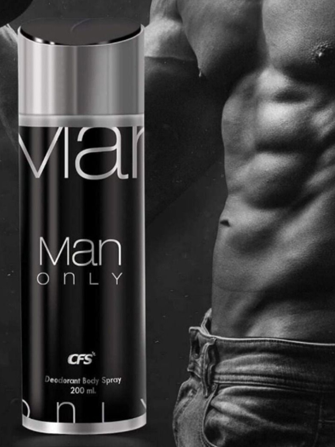 

CFS Set of 3 Deodorant Body Spray 200 ml each - 2 Man Only Black & 1 Oudh Black